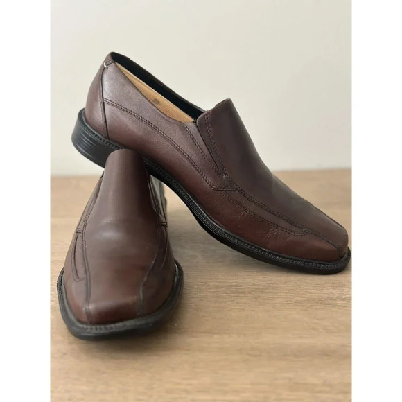 Bostonian Men's Size 11.5 Leather Slip On Loafer Brown Comfort - Picture 1 of 7